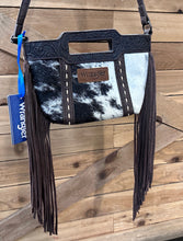 Load image into Gallery viewer, Wrangler Women’s brown cowhide purse