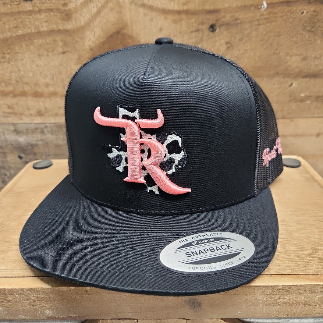 Cow Print - Black/Black