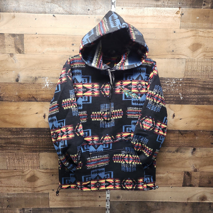 TR Unisex Eagle Hoodie - Black/Multicolor