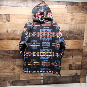 TR Unisex Eagle Hoodie - Black/Multicolor