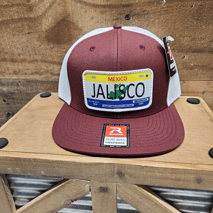 WW Jalisco R - Burgundy/White