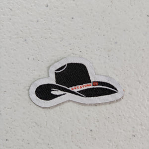 W Western Hat Patch