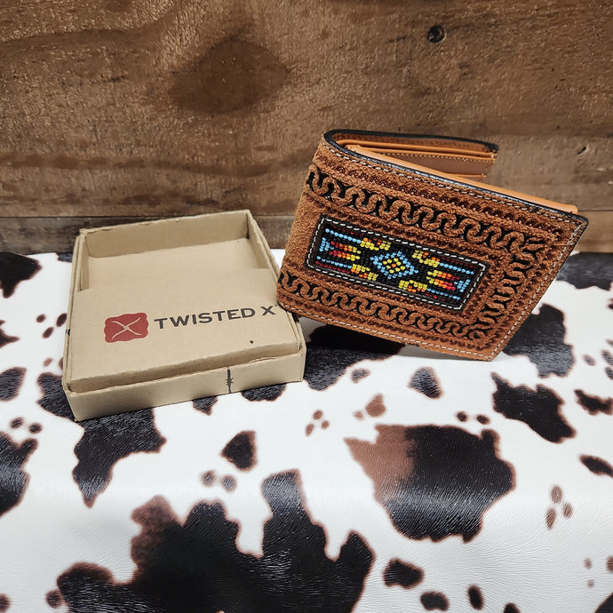Twisted X Wallet  - Beaded