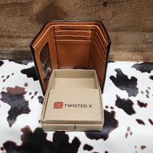 Load image into Gallery viewer, Twisted X  Trifolder  - Cross leather