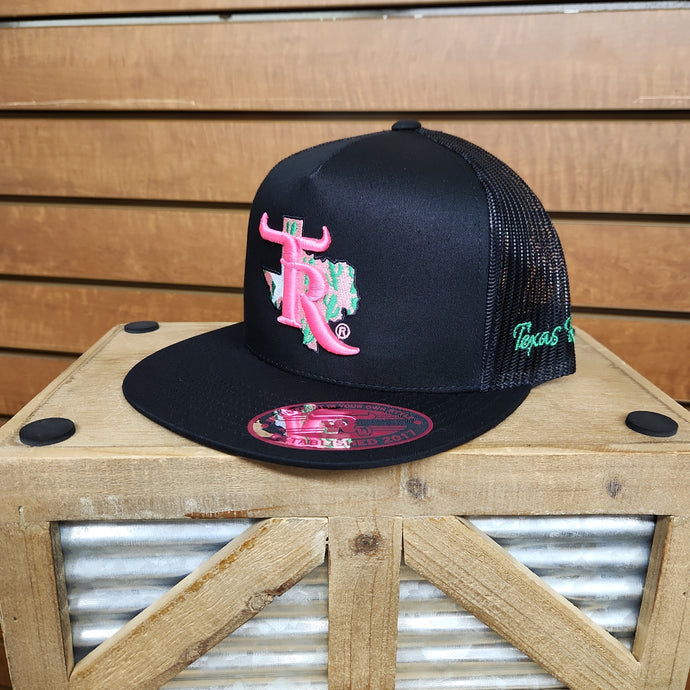 Pink Cactus - Black/Black