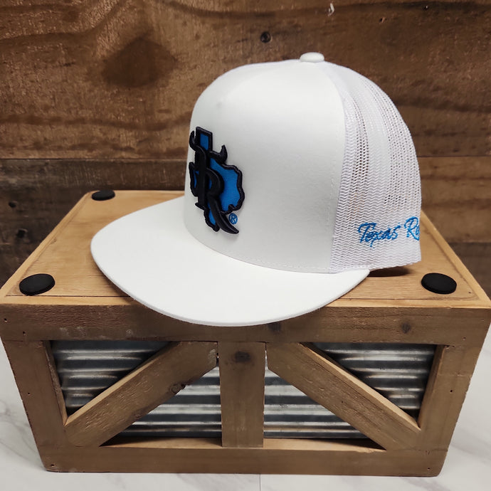 Blue State - White/White