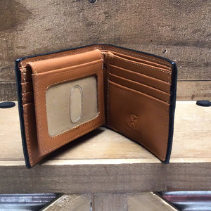 Twisted X Wallet - Blue Chaquira Beaded