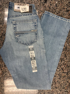 ARIAT MEN'S M4 CORONA MARSTON LIGHT WASH RELAXED STRAIGHT RIGID JEANS