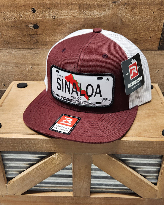 Sinaloa R - Burgundy/White