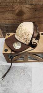 Piales Flores con Jareta - Brown/Beige/Brown