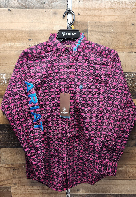 Ariat Men's Markus Classic Shirt - Magenta Purple