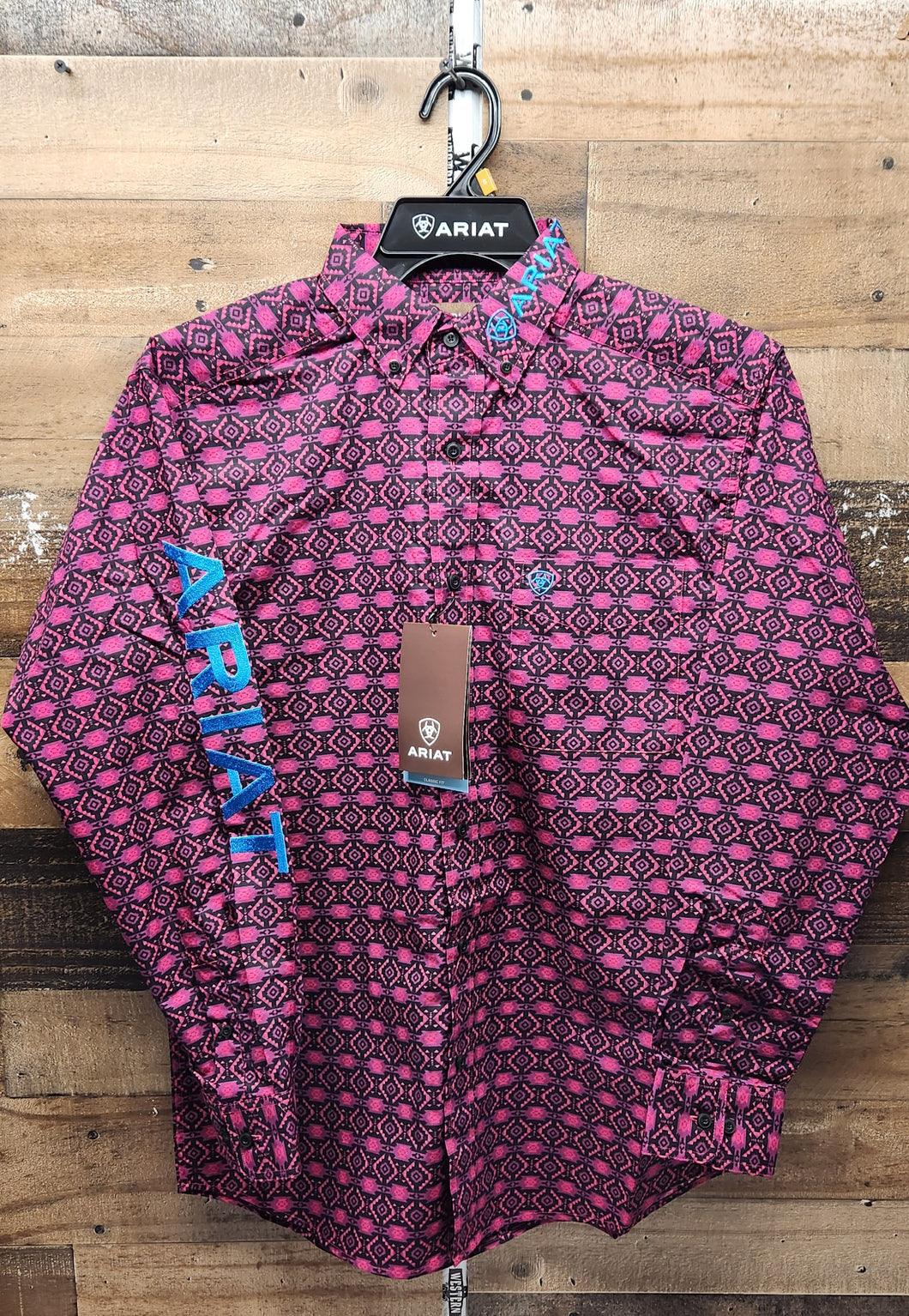 Ariat Men's Markus Classic Shirt - Magenta Purple