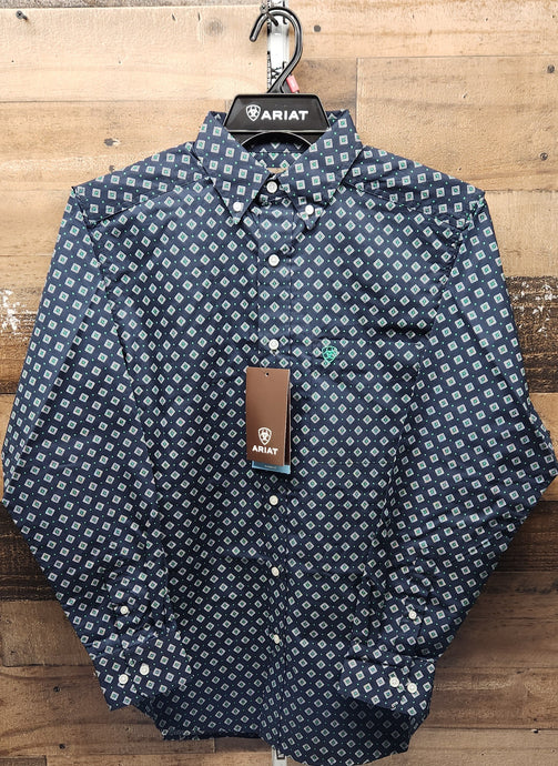 Ariat Men's Beckham Classic Shirt - Dark Sapphire