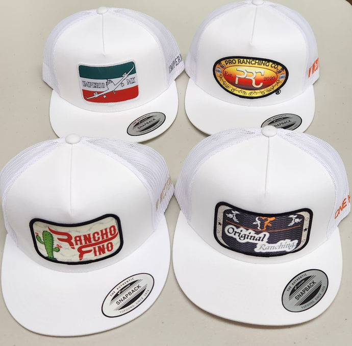 Four Hats- White/White