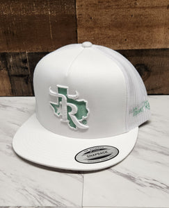 Mint White Star - White/White