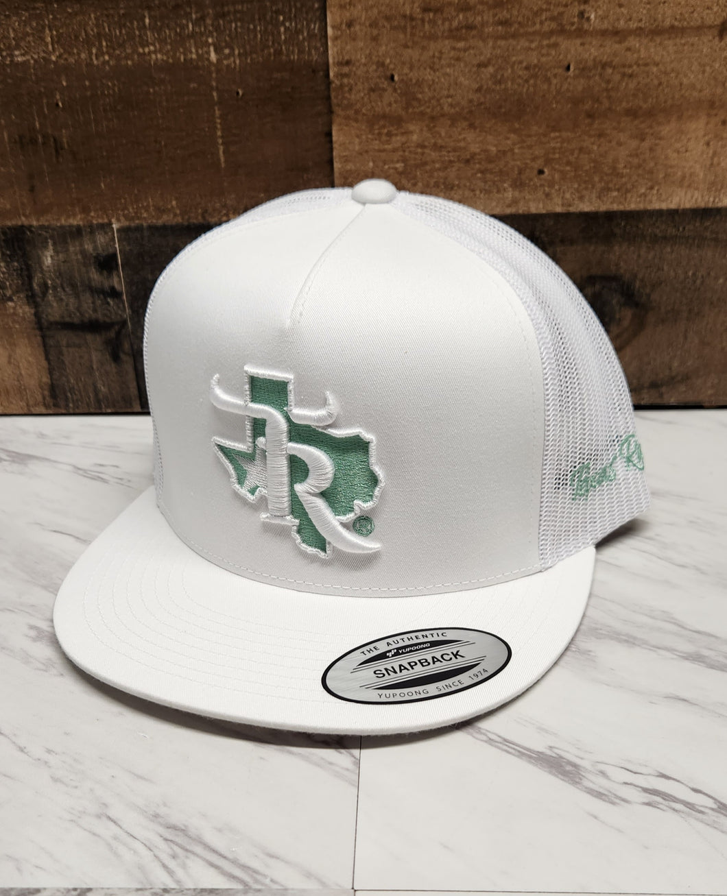 Mint White Star - White/White