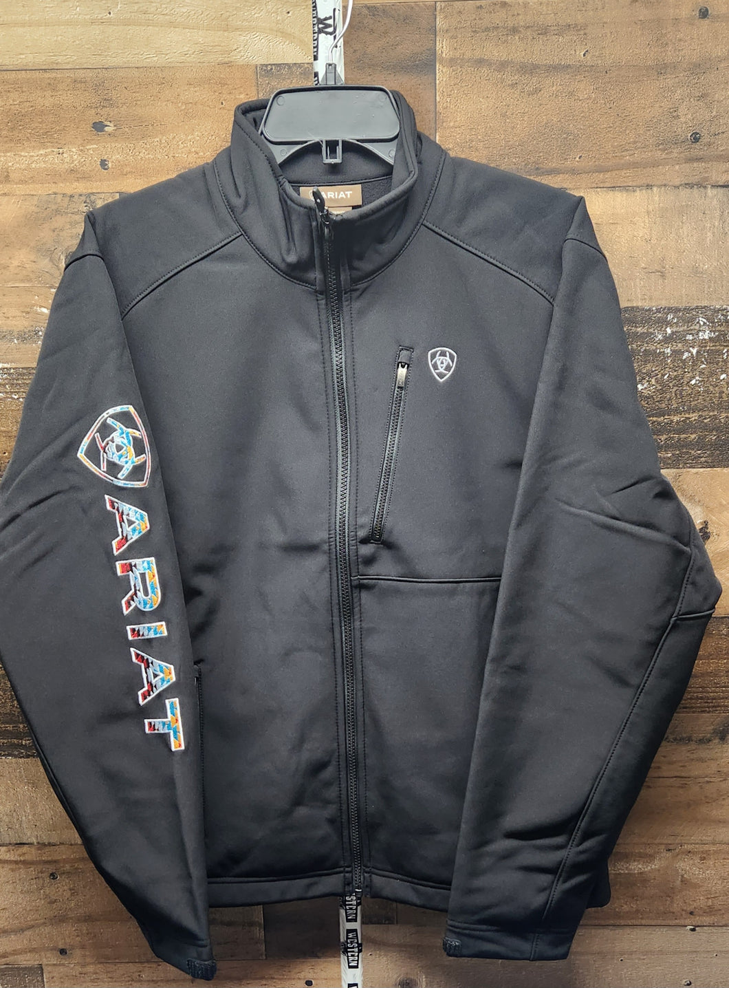Ariat Men's Logo 2.0 Softshell Jacket - Black/Milti IE SMU