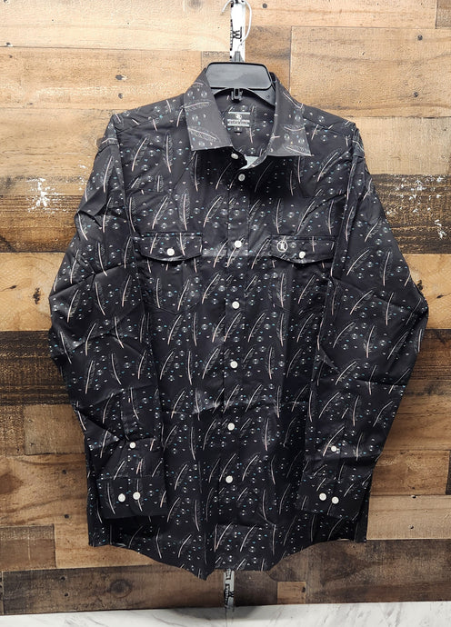 TR Feather Shirt Men's - Black