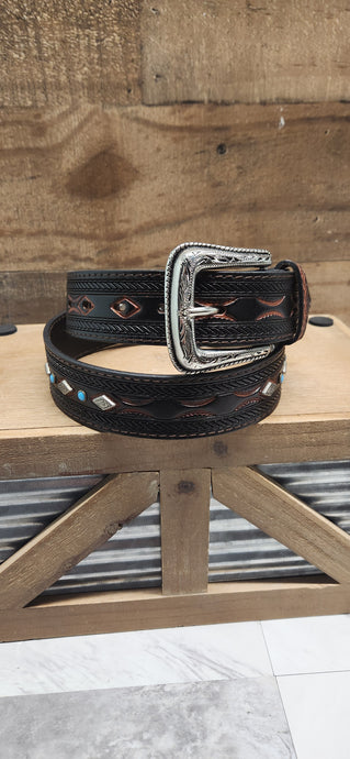 Ariat Blue Circle Belt