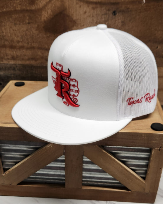 Red Aztec - White/White