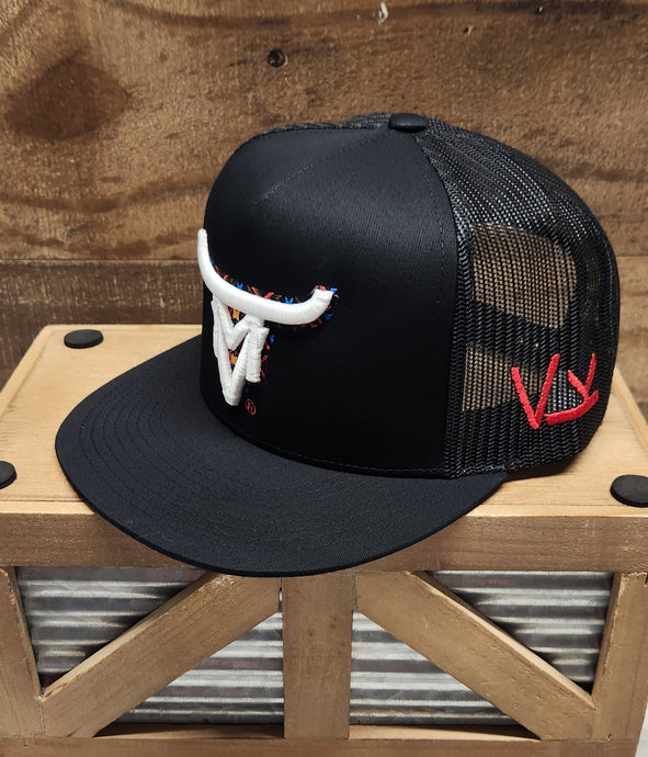 White & Tribal - Black/Black