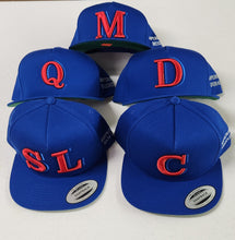 Load image into Gallery viewer, Five Hats- Blue/Blue