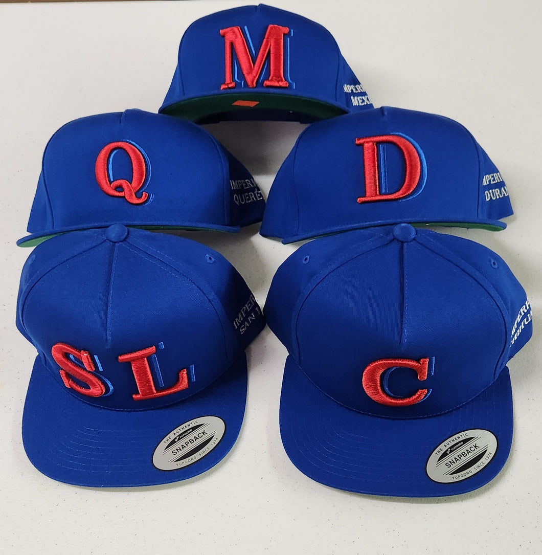 Five Hats- Blue/Blue