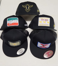Load image into Gallery viewer, Five Hats - Black/Black