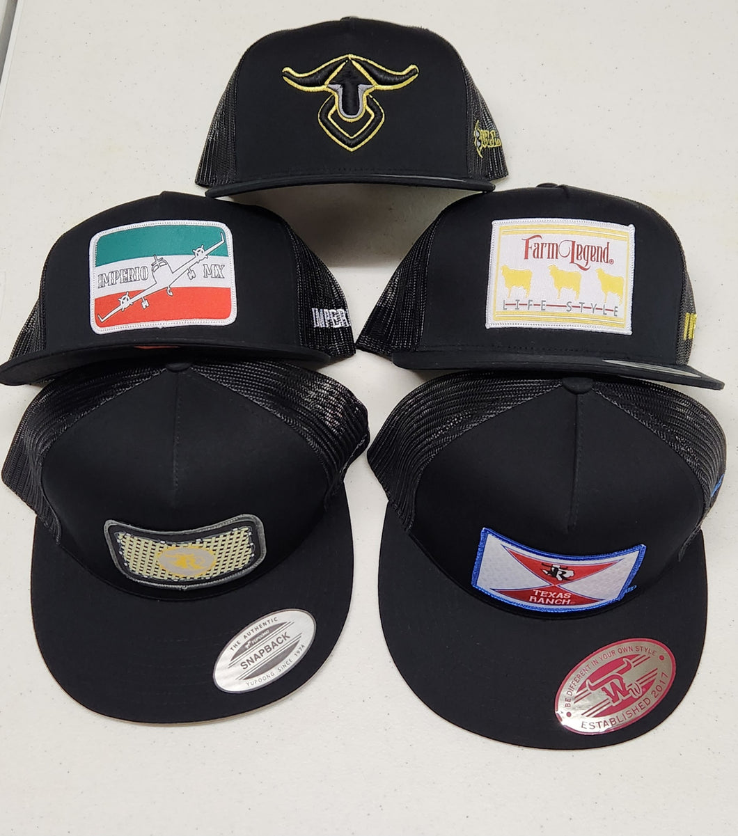 Five Hats - Black/Black