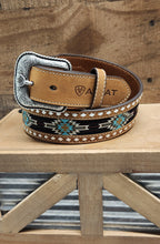 Load image into Gallery viewer, Ariat Men&#39;s Belt - Geometric/Blue