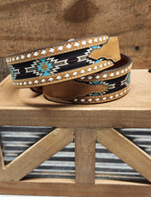 Load image into Gallery viewer, Ariat Men&#39;s Belt - Geometric/Blue