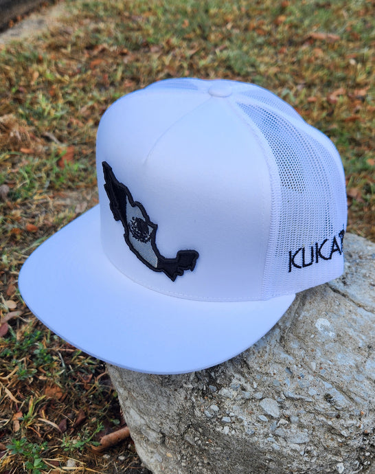 Mexican Map - White/White