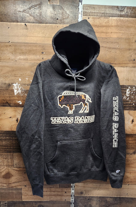 TR Custer Nero Unisex Hoodie - Dark Grey