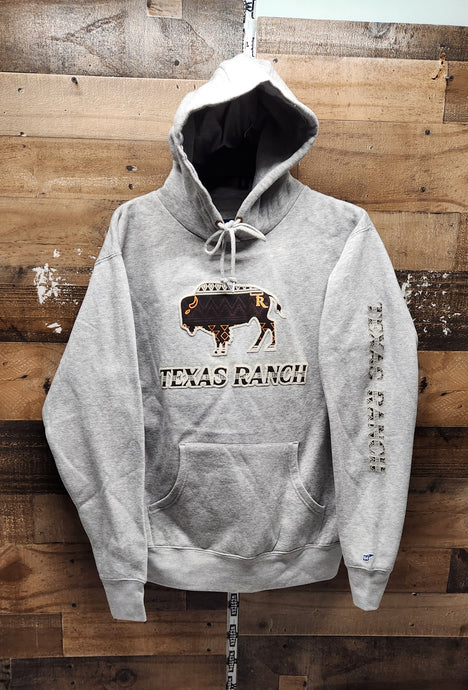 TR Custer Nero Unisex Hoodie - Light Grey