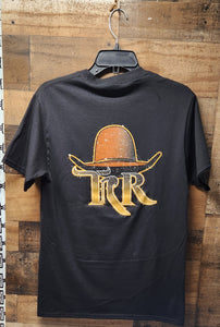 Texas Ranch Hat T-Shirt Unisex - Jet Black