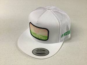 Five Hats- White/White