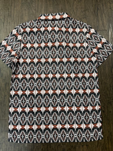 Rock&roll Men’s Aztec Printed Polo