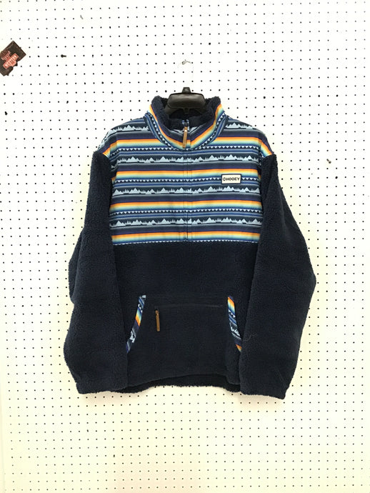 Hooey Men’s Blue Sherpa Pullover Sweater