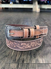 Load image into Gallery viewer, Ariat Brown Leather Belt (Size 36)