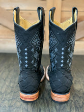 Load image into Gallery viewer, Black Men’s boots fish imitation