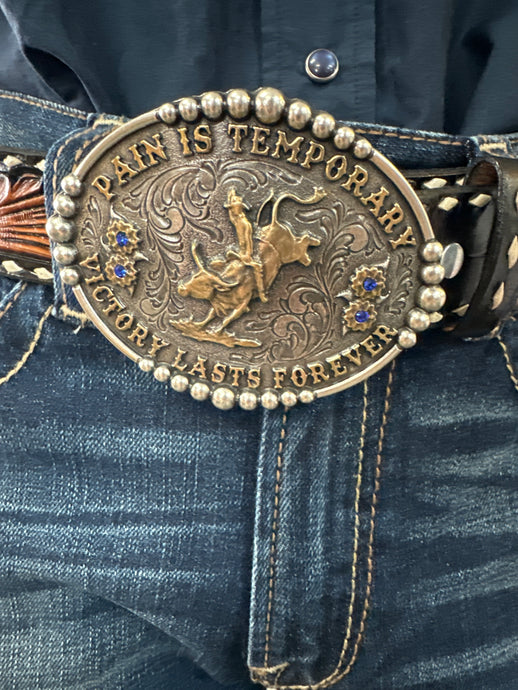 Attitude Bull Buckle