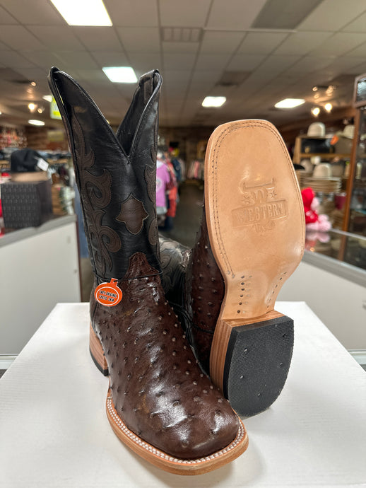 W Western Avestruz Men’s Boots