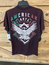 Load image into Gallery viewer, American Fighter Men’s T-shirt / Burgundy