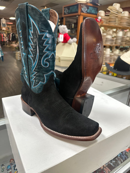 Western Wear Gamuza Negro Boots