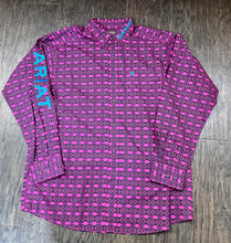 Load image into Gallery viewer, Men’s long sleeve violet Ariat (Size XS)