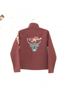Tequila woman’s Jacket - burgundy