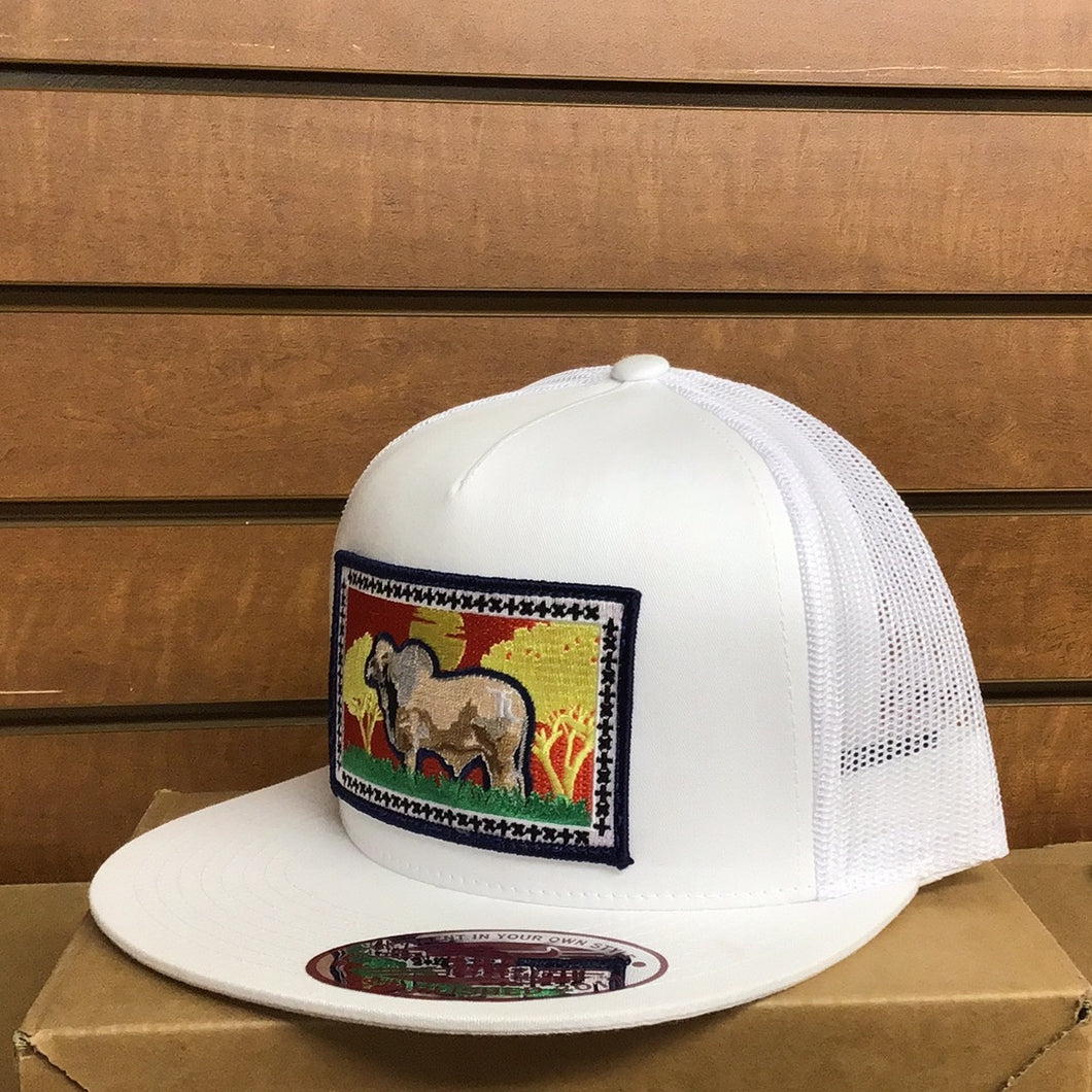 Rancho Texas El Napolitano Bull - White / White