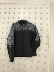 Hooey Softshell Jacket Mens - Grey/white pattern