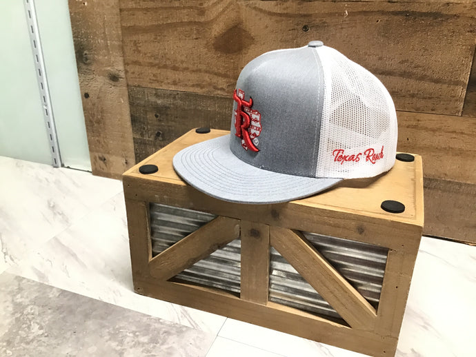 Red Aztec - Grey/White