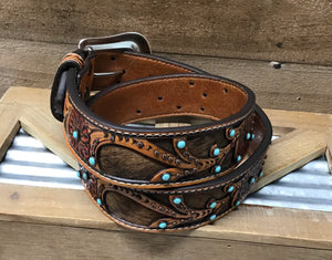 Ariat Women’s Belt - Turquoise Buttons